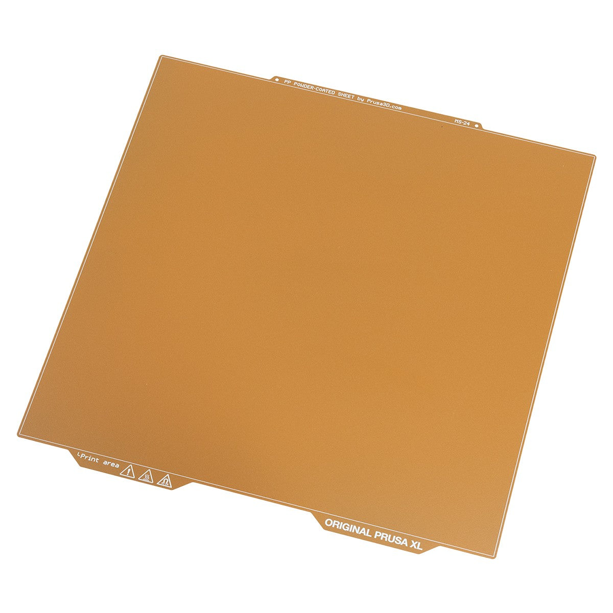XL Plaque en acier poudrée PP