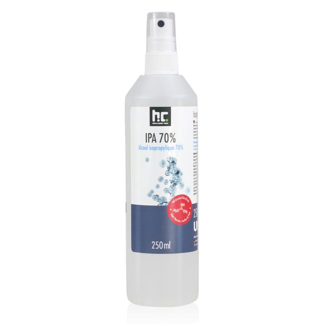 Alcool isopropylique (IPA) 70% spray 250 ml